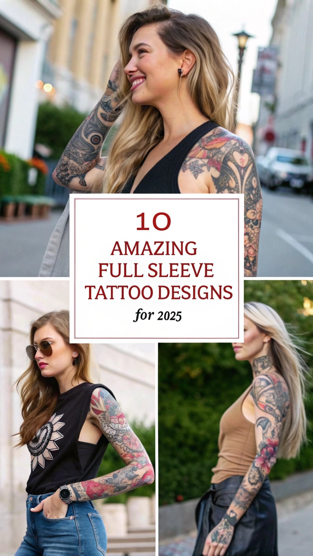 You are currently viewing 10 Amazing Full Sleeve Tattoo Designs for 2025