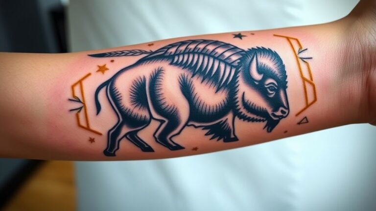 bison tattoo significance explained