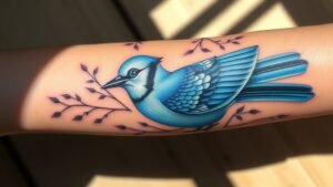 Read more about the article Blue Jay Tattoo Meaning and Symbolism