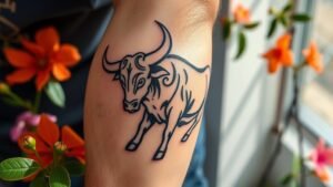 Read more about the article Bull Tattoo Meaning and Symbolism