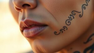 Read more about the article Chin Tattoo Meaning and Symbolism