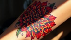 Read more about the article Chrysanthemum Flower Tattoo Meaning and Symbolism