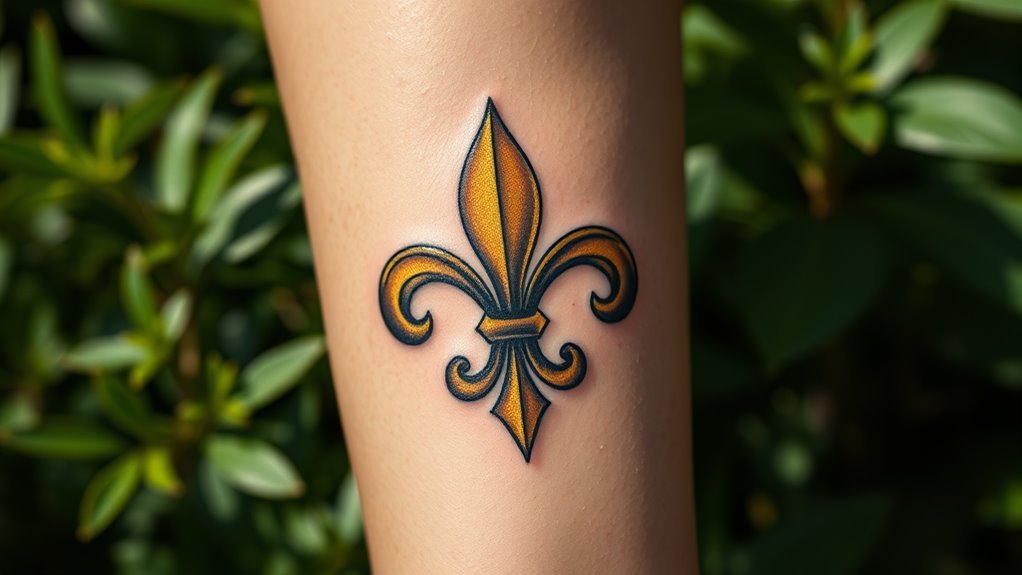 Signification De La Fleur De Lys En Tatouage Fleur De Lis Tattoo Meaning and Symbolism - Glamour Life
