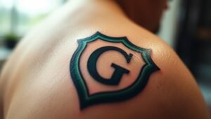 Read more about the article G Shield Tattoo Meaning and Symbolism