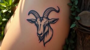 Read more about the article Goat Tattoo Meaning and Symbolism