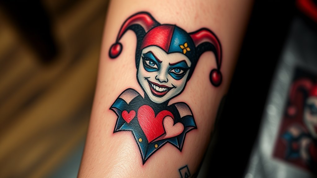 harley quinn tattoo significance