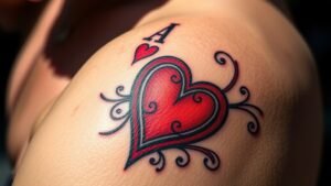 Read more about the article Ace of Hearts Tattoo Meaning and Symbolism