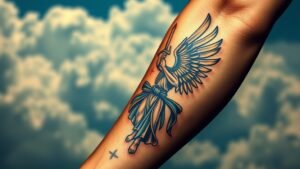 Read more about the article Saint Michael Tattoo Meaning and Symbolism