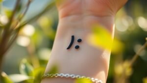 Read more about the article Semicolon Tattoo Meaning and Symbolism