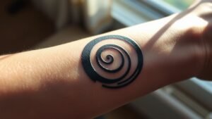 Read more about the article Spiral Tattoo Meaning and Symbolism