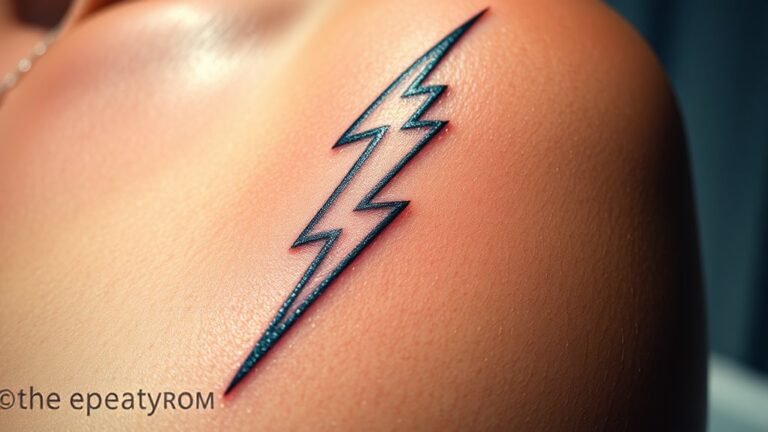 symbolism of lightning tattoos